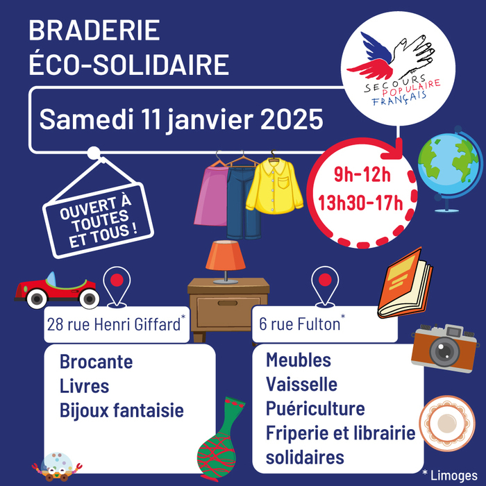 Braderie Éco-solidaire Linge au kilo