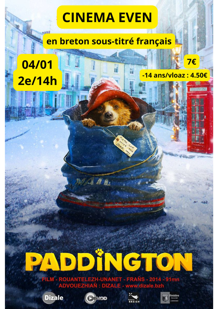 Film en breton sous-titré : Paddington Le 4 janv 2025