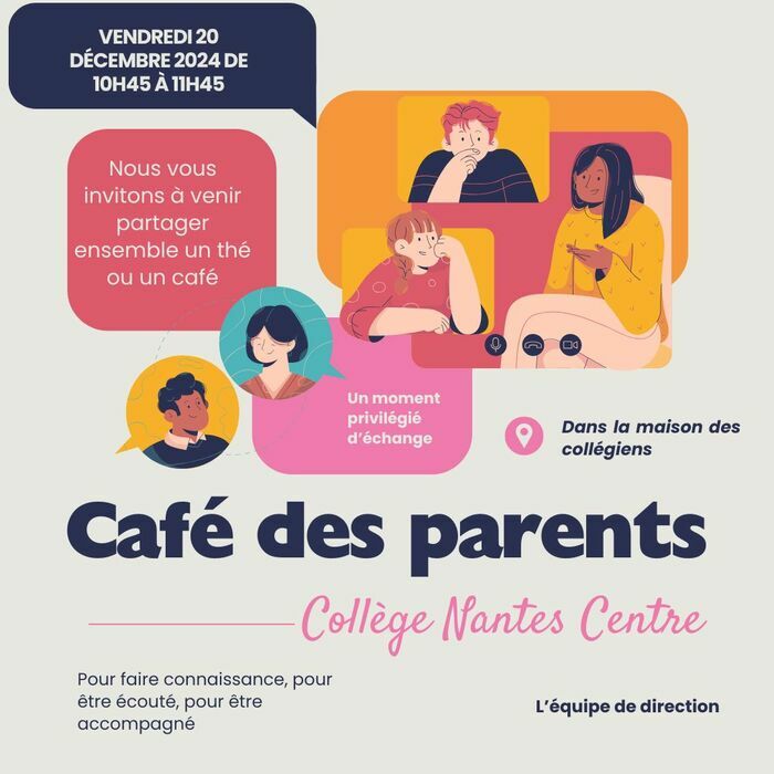 Café des parents Le 20 déc 2024