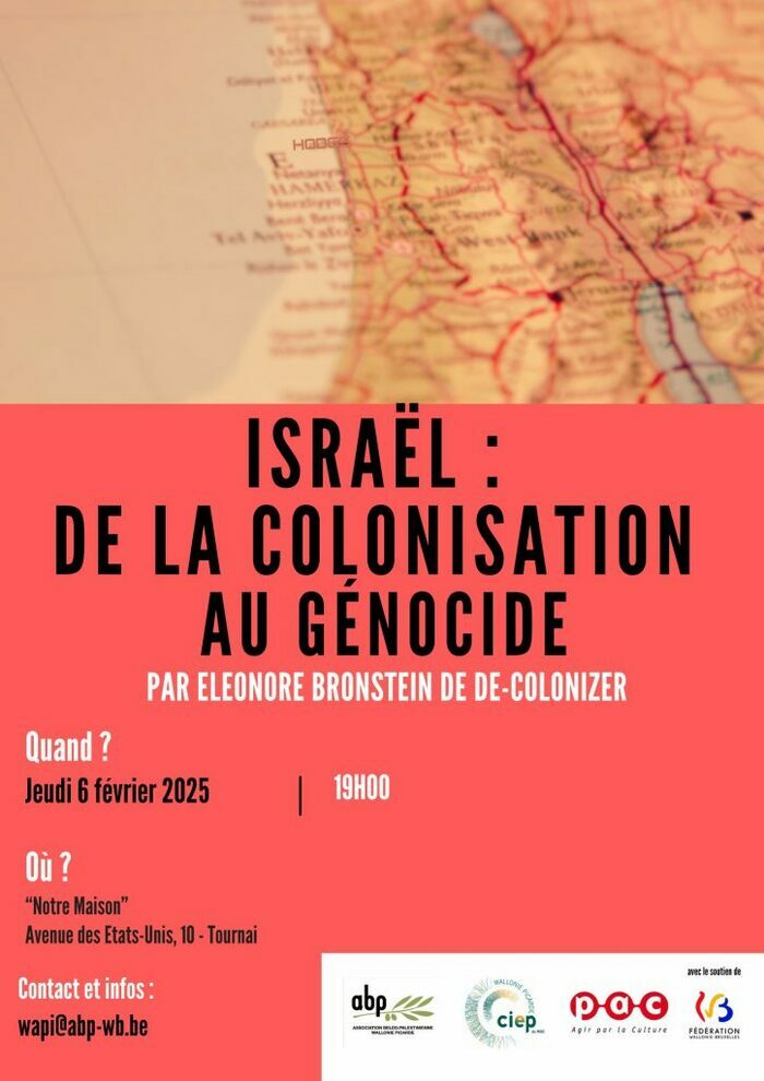 ISRAEL : DE LA COLONISATION AU GÉNOCIDE Le 6 fév 2025