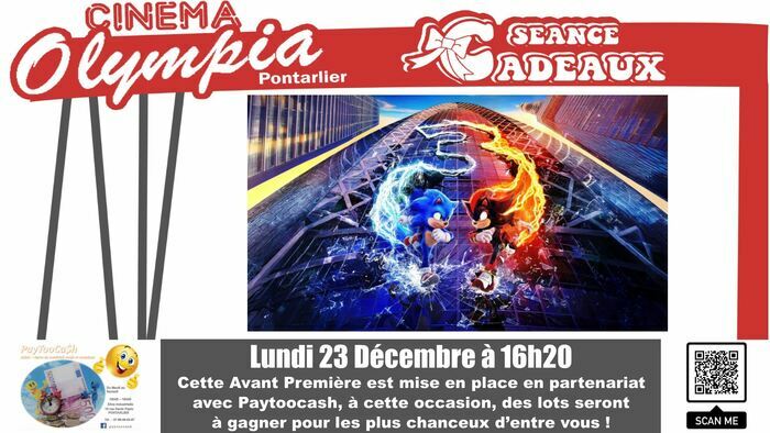 Sonic 3 - Séance Cadeaux Le 23 déc 2024