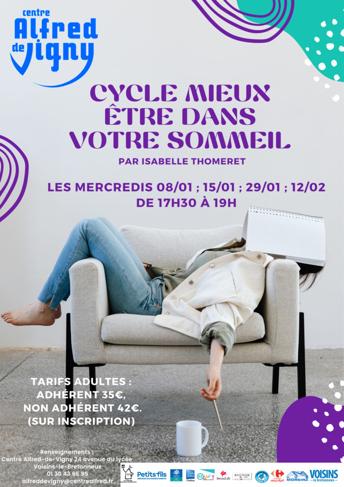 Cycle mieux être dans votre sommeil Du 8 janv au 12 fév 2025