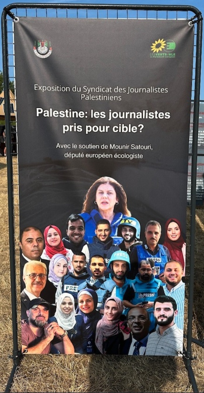 Exposition : "PALESTINE : LES JOURNALISTES PRIS POUR CIBLE ?" Du 9 au 27 déc 2024