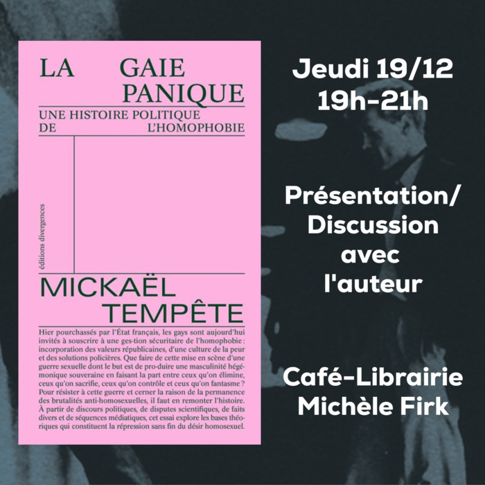 Rencontre avec Mickaël Tempête autour de la Gaie Panique Le 19 déc 2024