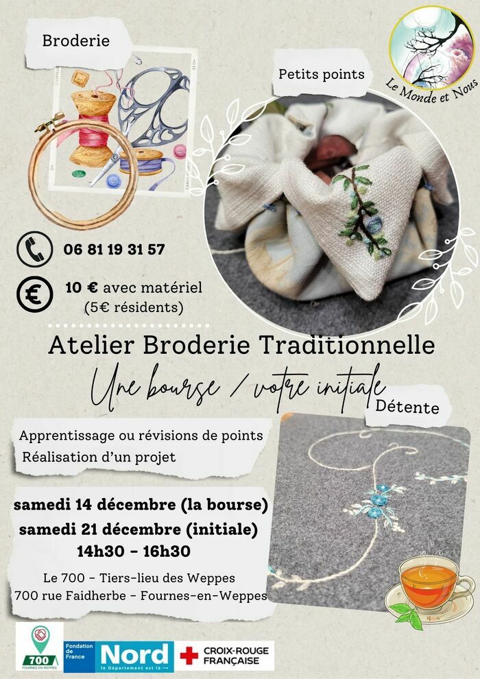 Atelier broderie traditionnelle