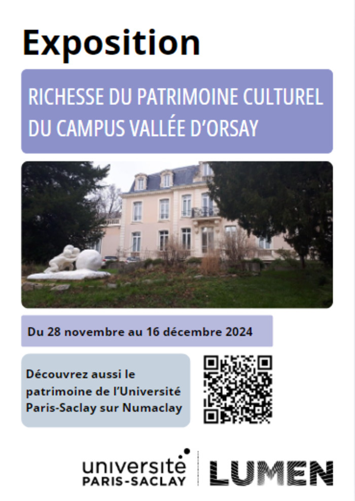 Richesse du patrimoine culturel du campus vallée d'Orsay