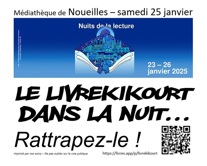 Les Livrekikour(en)t dans la nuit Du 25 au 26 janv 2025